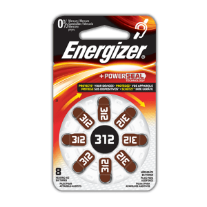 Energizer 312 ถ่านเครื่องช่วยฟัง เบอร์ 312